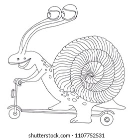 snail vector character