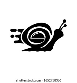Snail vector is delivering food