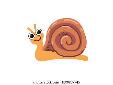 snail vector, hand drawn snail, vector illustration 