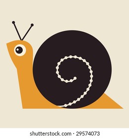 Snail Vector Illustration