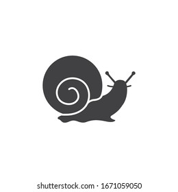 plantilla de diseño de ilustración de vector de caracol