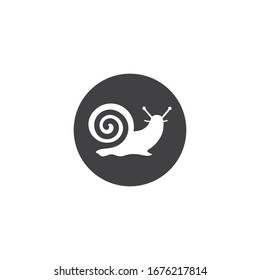 plantilla de diseño de ilustración de vector de caracol