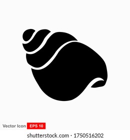 Snail. Vector illustration isolated on white background, flat design, cartoon style.