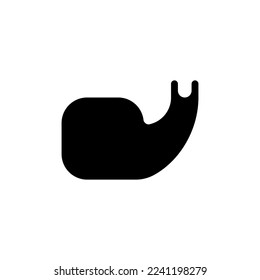 Schnecke, Vektorlogo und Symbol. 