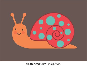 snail vector//illustration