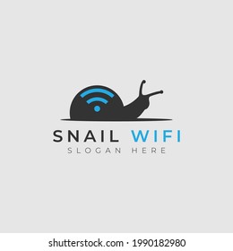 diseño vectorial del icono del logotipo wifi de caracol