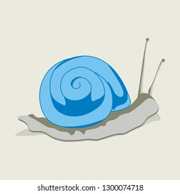 snail-shaped character, slug