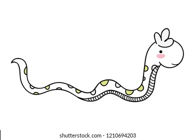 Snake animal drawing