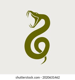 Snake Animal Reptile Wild Logo Icon Symbol