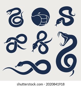 Snake Animal Reptile Wild Logo Icon Symbol svg