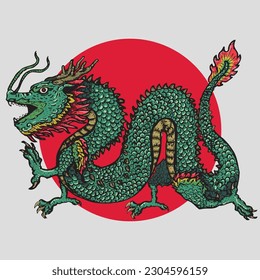 snake asian dragon, chinase, japan dragon