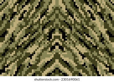 Snake camouflage for military clothing