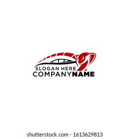 Snake Car Logo Design Concept