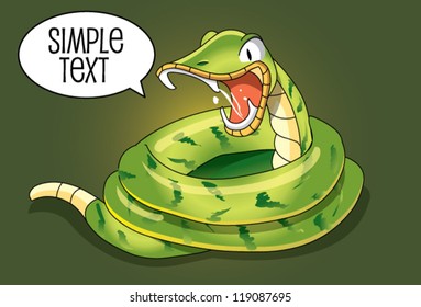 snake cartoon