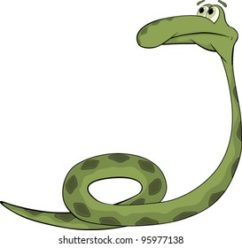 Snake. Cartoon