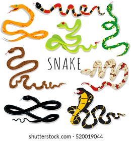 5,571 Snake Flat Cartoon Images, Stock Photos & Vectors | Shutterstock