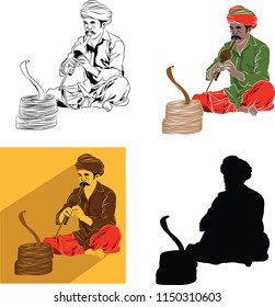  snake charmer, Kind of occupation, Indian sanke chatching art