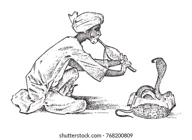 200 Snake Charmer Drawing Images, Stock Photos & Vectors | Shutterstock