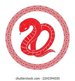 snake chinese zodiac animal icon