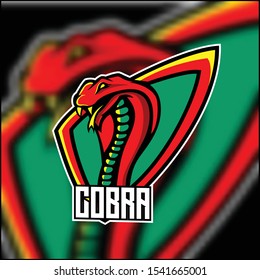 snake cobra esports gaming logo animals