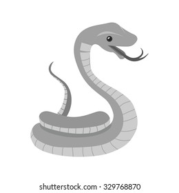 Snake, cobra, king icon vector image. Suitable for mobile apps, web apps and print media.