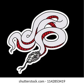 snake cobra tattoo style Cobra vector. king Cobra snake with mouth open.Snake cobra illustration.
