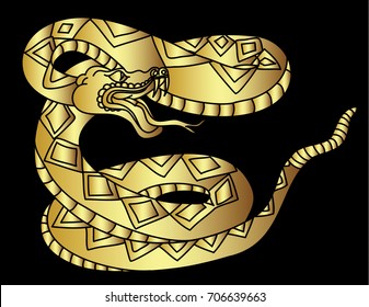 snake cobra tattoo style Cobra vector. king Cobra snake with mouth open.Snake cobra illustration.
