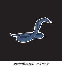snake cobra vector