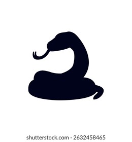 cobra animal bonito réptil vetor verde símbolo ícone ícone emoji ilustração