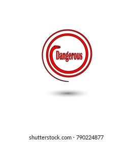 snake  dangerous  red