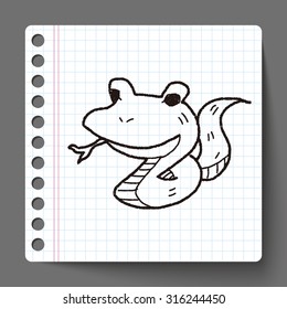 snake doodle
