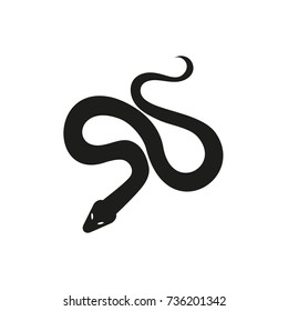 Snake as exotic pet simple icon