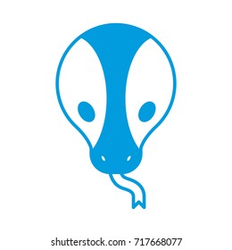 Snake face symbol