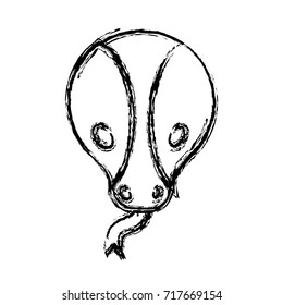 Snake face symbol