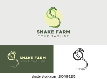 snake farm logo is a high-quality vector illustration. Files are well constructed and clean. Layers are well-organized and appropriately named.