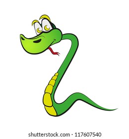 Snake in the form of number two. Part of "2013".