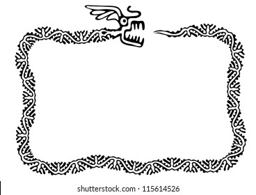 snake frame, vector design element
