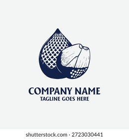Snake fruit vector illustration, salak fruit logo graphic design.