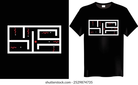 Snake Game T Shirt Design - Gaming T-Shirt Design
