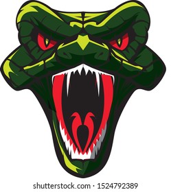 snake head clip art vector design 