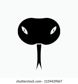 Snake Head Icon. Reptile Symbol - Vector.