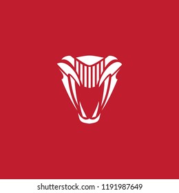 snake head logo design