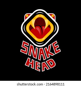 snake head symbol, suitable for industrial clothing stickers and etc..