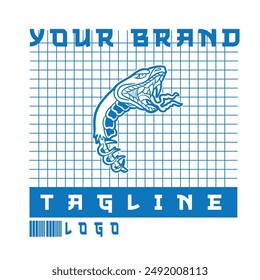 snake head symbol vector illustration