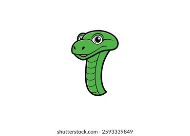 A snake head vector illustration