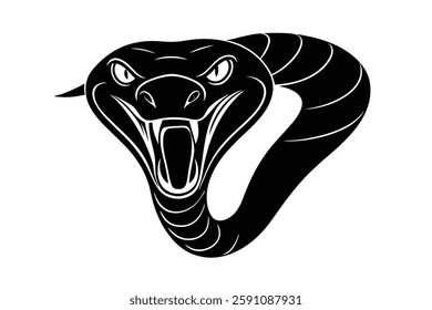 snake headd clipart vector illustration