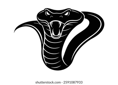 snake headd clipart vector illustration