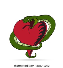 Snake and Heart