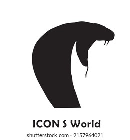 Snake icon. Cobra icon. Vector illustration eps10.