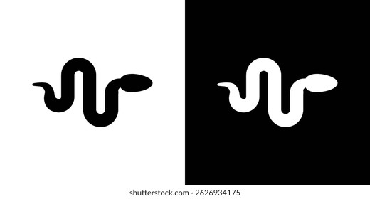 Concepto de icono de serpiente, Ilustración vectorial